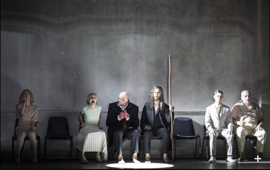 Szenenfoto aus Il Viaggio, Dante, Opéra national de Paris 2025